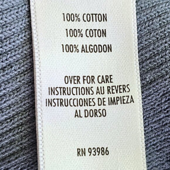 Petite Sophisticate Knit & Ribbed Cardigan & Top Set | GUC | XSP | Bluish Gray - Picture 13 of 14